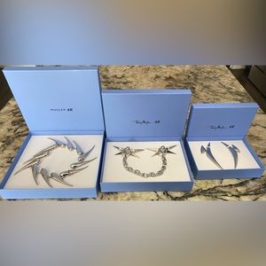 MUGLER x H&M Collar, Brooch, Earrings